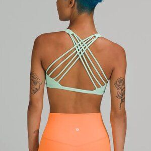 NWOT - Lululemon - Free to Be Ribbed Bra - Wild, Size 8